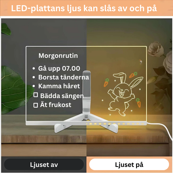 Magiska LED-tavlan